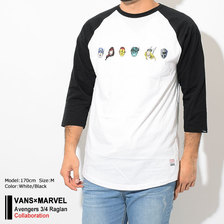 VANS × MARVEL Avengers 3/4 Raglan VN0A3HZHYB2画像