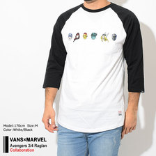 VANS &times; MARVEL Avengers 3/4 Raglan VN0A3HZHYB2画像