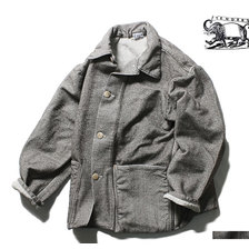 TENDER Co. TYPE 935 Collared Shepherd's Coat RYELAND WOOL FACE COTTON TWILL Rinsed Wash画像