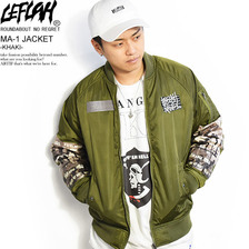 LEFLAH MA-1 JACKET -KHAKI-画像