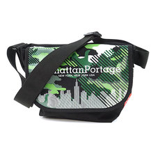 Manhattan Portage Art Print Casual Messenger Bag BLACK MP1605JRART18画像