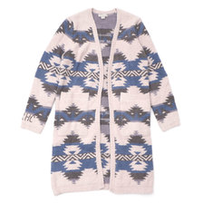 BAREFOOT DREAMS for RHC Womens Southwest JQ Cardigan STONE画像