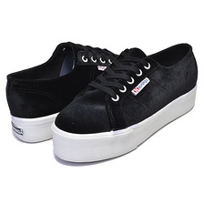 SUPERGA 2790 VELVETCHENILLEW BLACK S00DJH0-999画像