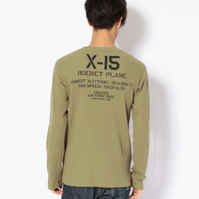 AVIREX MINI WAFFLE CREW NECK T-SHIRT 6183495画像