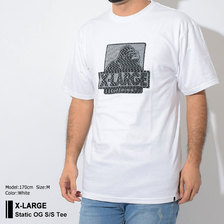 X-LARGE Static OG S/S Tee M18C1106画像