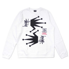COMME des GARCONS &times; STUSSY SWEAT WHITE画像