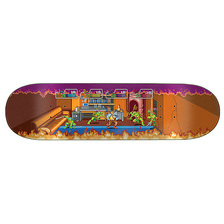 SANTA CRUZ TMNT ARCADE EVERSLICK SKATEBOARD DECK画像
