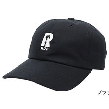 HUF &times; REAL SKATEBOARDS Real Huf Hydrant Curved Visor Cap HT00391画像