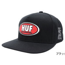 HUF &times; REAL SKATEBOARDS Real Huf Snapback Cap HT00375画像