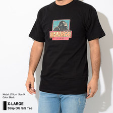 X-LARGE Strip OG S/S Tee M18C1129画像