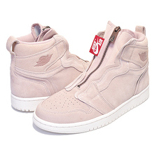 NIKE WMNS AIR JORDAN 1 HI ZIP particle beige/mtallic red-bronze AQ3742-205画像