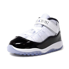 NIKE JORDAN 11 RETRO TD "CONCORD" "MICHAEL JORDAN" "LIMITED EDITION for JORDAN BRAND" WHT/BLK 378040-100画像
