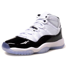 NIKE AIR JORDAN 11 RETRO GS "CONCORD" "MICHAEL JORDAN" "LIMITED EDITION for JORDAN BRAND" WHT/BLK 378038-100画像