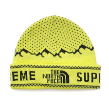 Supreme &times; THE NORTH FACE 18FW Fold Beanie SULPHUR画像