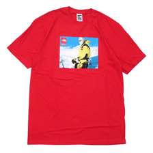 Supreme &times; THE NORTH FACE 18FW Photo Tee RED画像