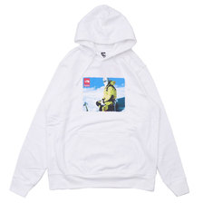 Supreme × THE NORTH FACE 18FW Photo Hooded Sweatshirt WHITE画像