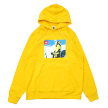Supreme &times; THE NORTH FACE 18FW Photo Hooded Sweatshirt YELLOW画像