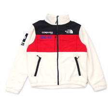 Supreme &times; THE NORTH FACE 18FW Expedition Fleece Jacket WHITE画像
