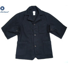 POST OVERALLS 2140 WOOL MELTON OK RIDER navy画像