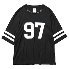 MSML/MUSIC SAVED MY LIFE SMOOTH FOOTBALL CUTSEW (BLACK) M1H5T-CS01画像