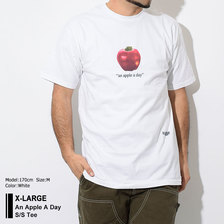 X-LARGE An Apple A Day S/S Tee M18C1124画像
