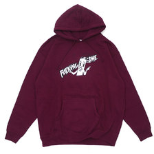 Fucking Awesome Cig Man Hoodie BURGUNDY画像