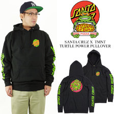 TMNT Turtle Power P/O Hooded Santa Cruz Mens Sweatshirt画像