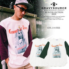 GRAVYSOURCE GTL 3/4 TEE GS19-HCS03画像