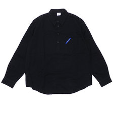 Know Wave 18FW Call Sign Pullover Shirt BLACK画像
