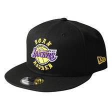 BORN X RAISED &times; NEW ERA LAKERS SNAP BACK 37902画像