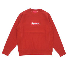Supreme 18FW Box Logo Crewneck RUST画像