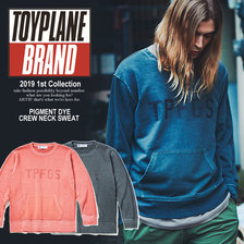 TOYPLANE PIGMENT DYE CREW NECK SWEAT TP19-HSW03画像