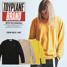 TOYPLANE CREW NECK KNIT画像