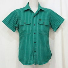 DELUXEWARE WWS-26 ビーエルストライプシャツ 半袖画像