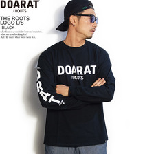 DOARAT THE ROOTS LOGO L/S -BLACK- DTR-2-02画像
