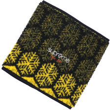 Supreme 18FW Snowflake Neck Gaiter YELLOW画像