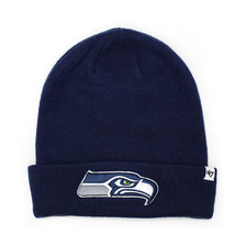 '47 Brand SEATTLE SEAHAWKS KNIT BEANIE NAVY F-RKN28ACE-LN画像