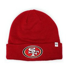 '47 Brand SAN FRANCISCO 49ERS KNIT BEANIE RED F-RKN27ACE-RD画像
