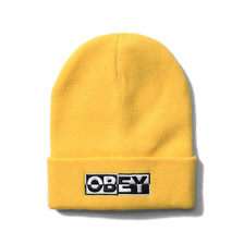 OBEY DOWNBEAT BEANIE (YELLOW)画像