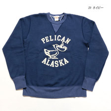 BARNS COZUN UNION SPECIAL CREW SWEAT "PELICAN" BR-7801画像