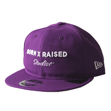 BORN X RAISED STUDIOS DAD HAT (PURPLE) 36905画像