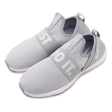 NIKE WMNS FLEX MOTION TRAINER WOLF GREY/WHITE AJ5905-010画像