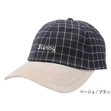 STUSSY Check Suede Low Cap 131828画像