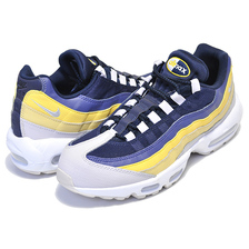 NIKE AIR MAX 95 ESSENTIAL white/vast grey-lemon wash 749766-107画像