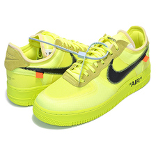 THE 10 : NIKE AIR FORCE 1 LOW OFF-WHITE volt/black-volt-cone AO4606-700画像