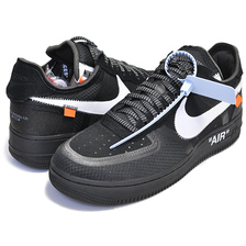 THE 10 : NIKE AIR FORCE 1 LOW OFF-WHITE blk/wht-cone-blk AO4606-001画像