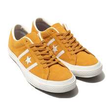 CONVERSE STAR&BARS SUEDE TEAMCOLORS YELLOW 32350503画像
