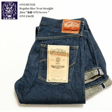 ONI DENIM Regular Rise Neat Straight 20oz "鬼秘-ONI Secret-" ONI-246ZR画像