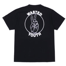 WASTED YOUTH PEACE TEE BLACK画像