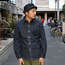 KOJIMA GENES 13oz ウォバッシュワークシャツ RNB-297画像
